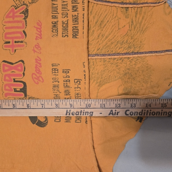 Occasion Orange Graphic Cropped Tee - Picture 7 of 7